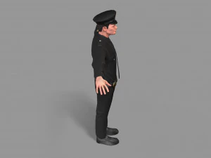 police man 3D Model