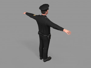 police man Modelo 3D