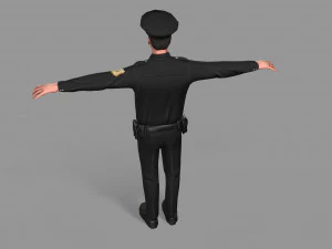 police man 3D Model