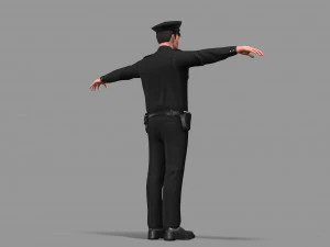 police man 3D Model
