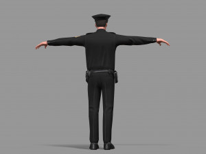 police man Modelo 3D