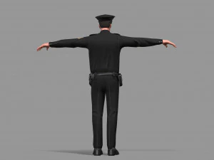 police man 3D Model