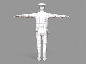 police man 3D Model