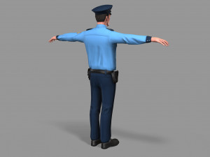 police man 3D Model