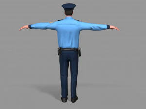 police man 3D Model