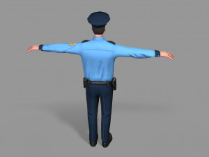 police man 3D Model