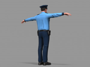 police man 3D Model
