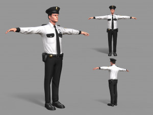 policeman 3D Model