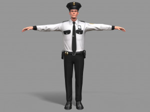 policeman 3D Модель
