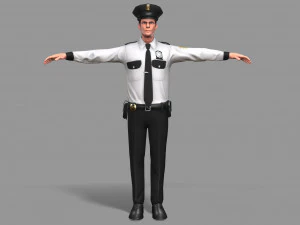 policeman 3D Model