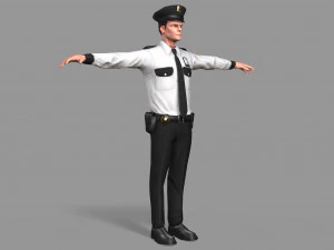policeman 3D Model