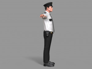 policeman 3D Модель
