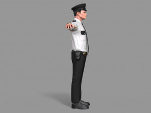 policeman 3D Model