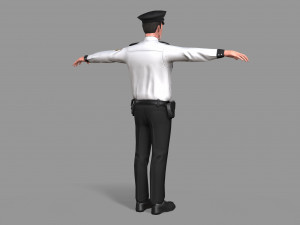 policeman 3D Модель