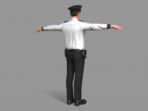 policeman 3D Model