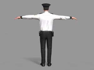 policeman 3D Model