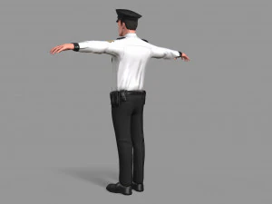 policeman 3D Model