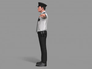 policeman 3D Model