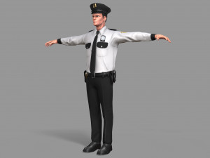 policeman 3D Модель
