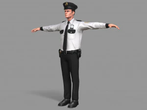 policeman 3D Model