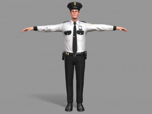 policeman 3D Модель