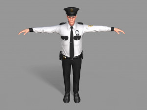 policeman 3D Модель