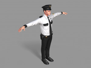 policeman 3D Модель