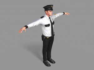 policeman 3D Model