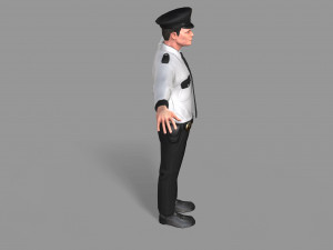policeman 3D Модель