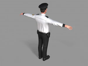 policeman 3D Model