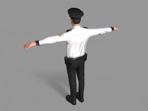 policeman 3D Model