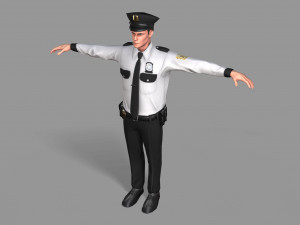 policeman 3D Модель