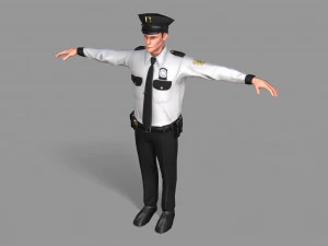 policeman 3D Model
