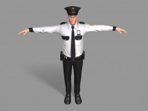 policeman 3D Модель