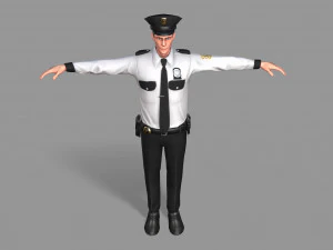 policeman 3D Model