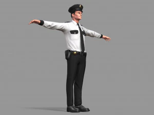 policeman 3D Model