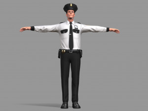 policeman 3D Модель