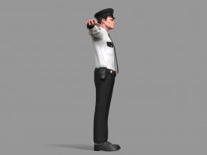 policeman 3D Model