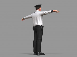 policeman 3D Модель