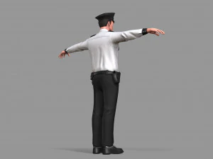 policeman 3D Model