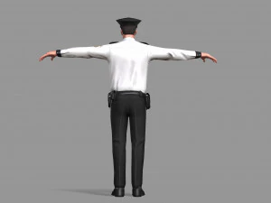 policeman 3D Model