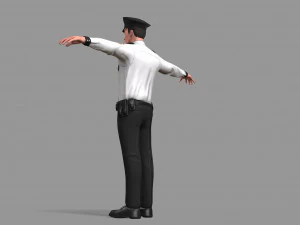 policeman 3D Model