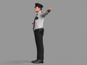 policeman 3D Model
