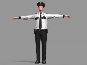 policeman 3D Модель