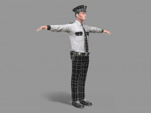 policeman 3D Модель