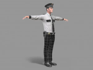 policeman 3D Model
