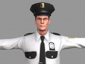 policeman 3D Model