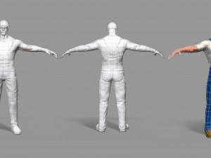 worker 3D मॉडल