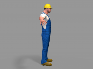 worker 3D मॉडल
