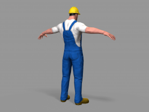 worker 3D मॉडल